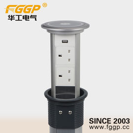 Durable FGGP Motorized Pop Up Outlet For Kitchen , Tabletop Power Socket